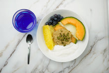 Load image into Gallery viewer, Liquid Phycocyanin with your breakfast to help support your wellness goals